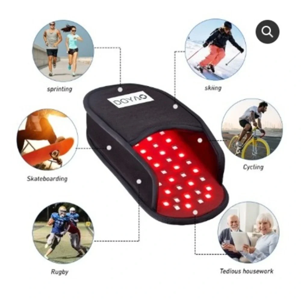 Red Light & Near Infrared‎ Therapy SINGLE Slipper Pad Pain Relief Neuropathy NOB